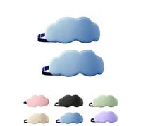 Cloud Sleeping Eye Mask, Shade Breathable Slow Rebound Siesta Eye Mask, Unisex Adjustable Elastic Office Hall Lunch Break Travel Must Answer (Blue+Blue)