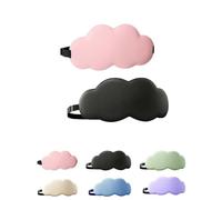 Cloud Sleeping Eye Mask, Shade Breathable Slow Rebound Siesta Eye Mask, Unisex Adjustable Elastic Office Hall Lunch Break Travel Must Answer (Pink+Black)