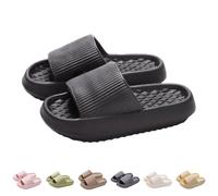 cloud sliders Cloud Sliders for Women Men Unisex Summer Shower Slippers Pool Slider Comfortable Non-Slip Open Toe Sandals Soft Bathroom Beach Indoor Outdoor Quick-Drying ladies slider size 6 Black 6