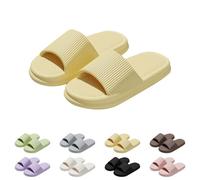 Cloud Sliders for Women and Men Flip Flops Pillow Slide Bathroom Slippers Cloud Soft Non-Slip Shoes Pool Shower Comfy Sliders Bathing Quick Drying House for Indoor Home Garden Bathroom Poolside