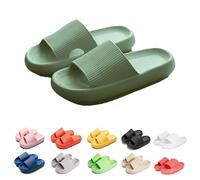 Cloud Sliders Women Men Cozisliders Original Sliders Slippers Pool Summer Bathing Slipper (Dark green, Adult, Men, 6, Numeric Range, UK Footwear Size System, 7, Wide)