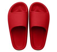 Cloud Sliders Women Men Non-Slip Cloud Slippers Women Summer Cozisliders Original Super Soft Slipper Bathroom Shoes Unisex Flip Flops for Indoor & Outdoor (Red, 5)