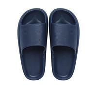 Cloud Sliders Women Men Non-Slip Cloud Slippers Women Summer Cozisliders Original Super Soft Slipper Bathroom Shoes Unisex Flip Flops for Indoor & Outdoor (Navy, 8)