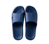 Cloud Slides Bathroom Slippers Men's Summer Bath Indoor Home Mute Household Sandals Female Outdoor Fashion Slippers Shower Shoes(Dark blue,37-38)