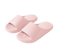 Cloud Slides Unisex Thick Sole Orthopendic Slippers Arch Support Wide Fit Non Slip Durable Cushioned Soft EVA Sandals Lightweight Comfortable Shower Shoes for Bathroom and Home,Pink, Size 6