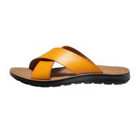 Cloud Slippers Men,Mens Non-Slip Shower Slipper Thick Soles Sliders Summer Stepping Feeling Light Soft Soles Sliders Round Toe Herringbone Breathable Home Bathroom Comfortable Slides Size 4.5-9.5
