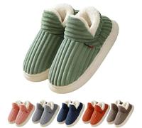 Cloud Slippers Women Men Memory Foam Non-slip Ladies Slipper Unisex Winter Cozy Plush Warm Home Slippers Classic Solid Shoe Fleece Lining Thermal Bootie Comfortable Indoor Outdoor Slipper