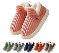 Cloud Slippers Women Men Memory Foam Non-slip Ladies Slipper Unisex Winter Cozy Plush Warm Home Slippers Classic Solid Shoe Fleece Lining Thermal Bootie Comfortable Indoor Outdoor Slipper