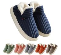 Cloud Slippers Women Men Unisex Winter Cozy Plush Warm Home Slippers Fleece Lining Thermal Bootie With Memory Foam Non-slip Ladies Slipper Comfortable Indoor Outdoor Slipper Classic Solid Shoe