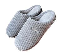 Cloud Slippers Women UK - Winter Home Indoor House Slippers Cosy Slip On Thick Sole Memory Foam Slippers Warm Slippers Ladies Slipper Comfy Plush Slippers Lightweight Soft Bottom Causal Slippers