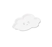 Cloud Smiling Soap Dish | Traditional Self Standing Raising Soap Bar Holder | Gift Box | White | Bathroom Sink | Cloud Nine by CGB Giftware | GB04724