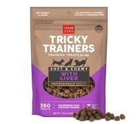 Cloud Star Tricky Trainers Soft & Chewy Dog Treats, Liver, 14 oz. Pouch