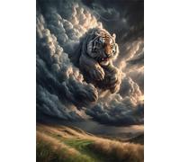 Cloud Tiger Animal Jigsaw Puzzles for Adults 1200 Pieces Educational Toys Challenging Game 1200 Piece Puzzles for Adults for The Whole for Women Gifts for Men