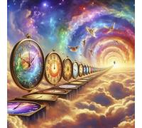 Cloud Time Track 500 Piece Jigsaw Puzzles for Adults and Kids, Impossible Puzzle, Jigsaws 500 pieces for adults Gifts, Difficult jigsaw puzzles for The Whole Family