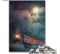 Cloud Train Adult Jigsaw Puzzles 1000 Pieces, Challenging Game Gifts for Is Ideal As A Gift for The Whole Family (50x75cm)