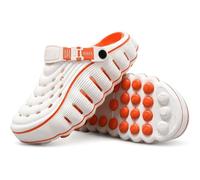 Cloud Walk Clogs for Women Men Lightweight EVA Slip On Shoes White