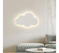 Cloud Wall Lamp Girl Boy Cartoon Bedroom Bedside Lamp Decorative Wall Lamp Creative Personality Art Children's Room Lamp Two-Color Light