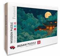 Cloud Wooden Jigsaw Puzzles 61x41in, Architecture Jigsaw Puzzles 5000 Pieces for Adults with Box, Educational Challenging Game, Back Lettering Easy to Distinguish, Summer Gifts, Home Decor, 4-1297