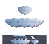 Cloud Wrist Res, Desk Cloud Wrist Pad - Cute Keyboard Rest, Ergonomic Foam Keyboard Rest, Non-Slip Palm Support for Computer, Workplace, Game Desk