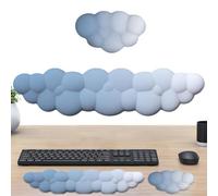 Cloud Wrist Rest Keyboard Gradient Color, Non Slip, Palmrest, Keyboardrest | Desk Cloud Wrist Pad Keyboard Support Ergonomic Soft Memory Foam Cushion Hand Comfort Wrist Pad Breathable Typing