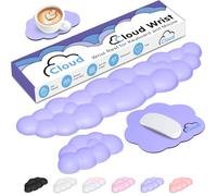Cloud Wrist Rest Keyboard Wrist Rest with Non-Slip Base for Computer Gaming Wrist Rest YAMJUG Cloud Armrest Keyboard Wrist Pad Purple