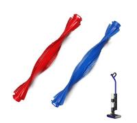 Cloudarrow G1 Roller Brushes for Dyson Wash G1 Wet Cleaner Replacement Parts, Vacuum Attachment Brush Bar - Front Debris Brush & Rear debris Brush (Blue+Red)