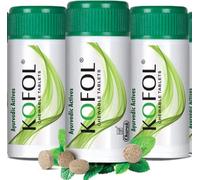 CloudBazaar 247 Kofol 60 chewable tabs x 3 - for Cough, Cold, Sore Throat - Sugar Free
