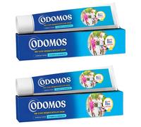 Odomos 2 x 50gms Mosquito Repellent Cream - Non-Sticky Cream with 8 Hours Protection Against Mosquitoes, Biting Insect, Flies, Ticks, Bed Bugs - for Kids and Adults - Travel Friendly