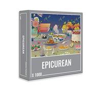 Cloudberries Epicurean Puzzle, 1000 Piece Food Jigsaw Puzzles for Adults, Fruit Puzzle 1000 Pieces with Dreamy Blue, Yellow and Pink Colours