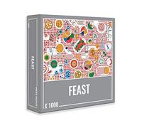 Cloudberries Feast Puzzle | Hard Jigsaw Puzzles for Adults (1000 Pieces) | Detailed Modern Jigsaw Puzzle for Foodies with a Cool Modern Checkerboard Design