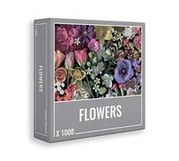 Cloudberries Flowers Jigsaw: Premium, 1000 Piece Flower Jigsaw Puzzles for Adults, Floral Puzzle with Realistic Flowers and Garden Theme