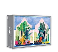 Cloudberries Hideaway, Fun Modern 500 Piece Jigsaw Puzzle for Adults, Houseplant and Cactus Puzzle, Flower Puzzles 500 Pieces