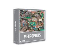 Cloudberries Metropolis, Mega Detailed 2000 Piece Jigsaw Puzzles for Adults with Cool 3D City Map and Architecture Theme