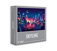 Cloudberries Skyline Puzzle, Hard 1000 Piece Jigsaw Puzzles for Adults with Cool Neon Colours, Difficult Puzzles, City Puzzles for Adults 1000
