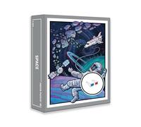 Cloudberries Space Puzzle, Cool 3D Space Jigsaw Puzzle, 500 Piece Solar System Jigsaw with an Astronaut, Space Shuttle and Planets, 3D Jigsaw Puzzles for Adults