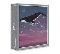 Cloudberries Whale Puzzle, Dreamy Whale Jigsaw Puzzle for Adults, 500 Piece Puzzles, Fun Ocean Puzzle with Gradient Colours, Bright Kites and a Full Moon, Made in Europe
