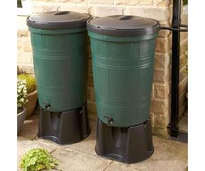 Cloudburst/Garden Lake 200 Litre Water Butt Double Kit