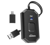 Cloudeck USB Mouse Jiggler & Clicker, Type-C, Auto Mover, Undetectable, Keeps PC Awake, Plug-and-Play, Driver-Free, Black