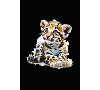 CLOUDED LEOPARD: ANIMALS OF THE WORLD, Positive affirmations, Motivational and inspirational notebook, Animal notebook, Birthday gifts, Notebook gifts, Anniversary gifts, For all...