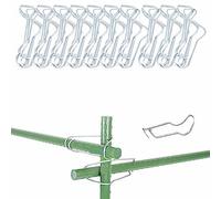 CLOUDEMO 40Pcs Plant Connecting Buckles, Plant Trellis Connecting Buckles, Plant Support Clips for Gardening, Plant Cages Connector Vegetable Trellis Wire Clip (20CM)