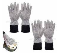 CLOUDEMO Japanese Dishwashing Wire Gloves, Multipurpose Non-Scratch Scrubbing Pads, Cleaning Gloves Dishwashing Cleaning Scrubbing Gloves, Housework, Kitchen Use (2PCS)