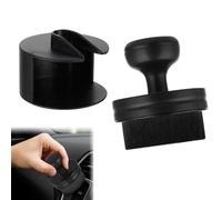 Cloudlink 1PCS Auto Tyre Cleaning Brush Reusable Car Tire Shine Brush Black High-Density Detailing Brush for Auto Detail Vents Dash Trim Seats Interior Emblems Wheels