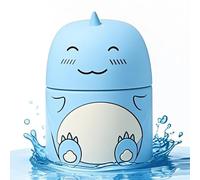 CloudMades Cute Dinosaur-Shaped Toilet Bowl Cleaner Bottle, Automatic Bathroom Toilet Tank Cleaner with Ocean Scent,One bottle lasts for 90 days(1, blue)