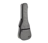 CLOUDMUSIC Ukulele Case 10mm Padded Ukulele Backpack Case Soprano Concert Tenor Ukulele Case Black Blue Grey (Soprano, Grey)