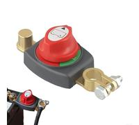 Cloudpower 12V-48V Car Battery Disconnect Switch, 275A, Manual Lever, Top Post Mount, Black