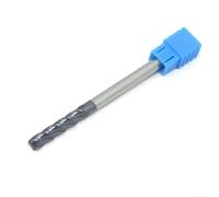 Cloudpower CNC End Mill Extra Long Shank Carbide Tool 4-Flute HRC50 Tungsten 5mm 100mm Extra Long Shank Carbide CNC Tool 5X5Dx100
