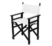 Cloudpower Directors Chair Covers 1 Set Chair Replacement Canvas Replacement Seat Cover Seat and Back Director Movie Chair Covers for Casual Seat Folding Makeup Chair Home Garden Outdoor(White)