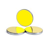 Cloudray Si Reflective Lens CO2 Laser Lens Laser Mirror Gold-Plated Silicon Mirrors, for CO2 Laser Engraving Cutting Machine Dia 20mm 3PCS