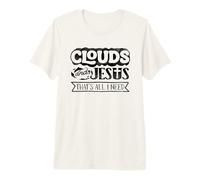 Clouds and Jesus Meteorologist Weather Forecaster Premium T-Shirt