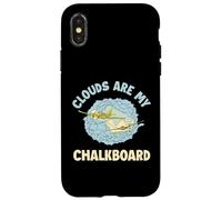 Clouds are my Chalkboard Flight Instructor Case for iPhone X/XS